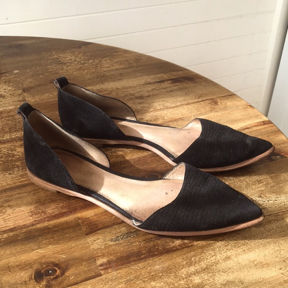 Madewell D’orsay Suede Flat - Picture 1 of 3
